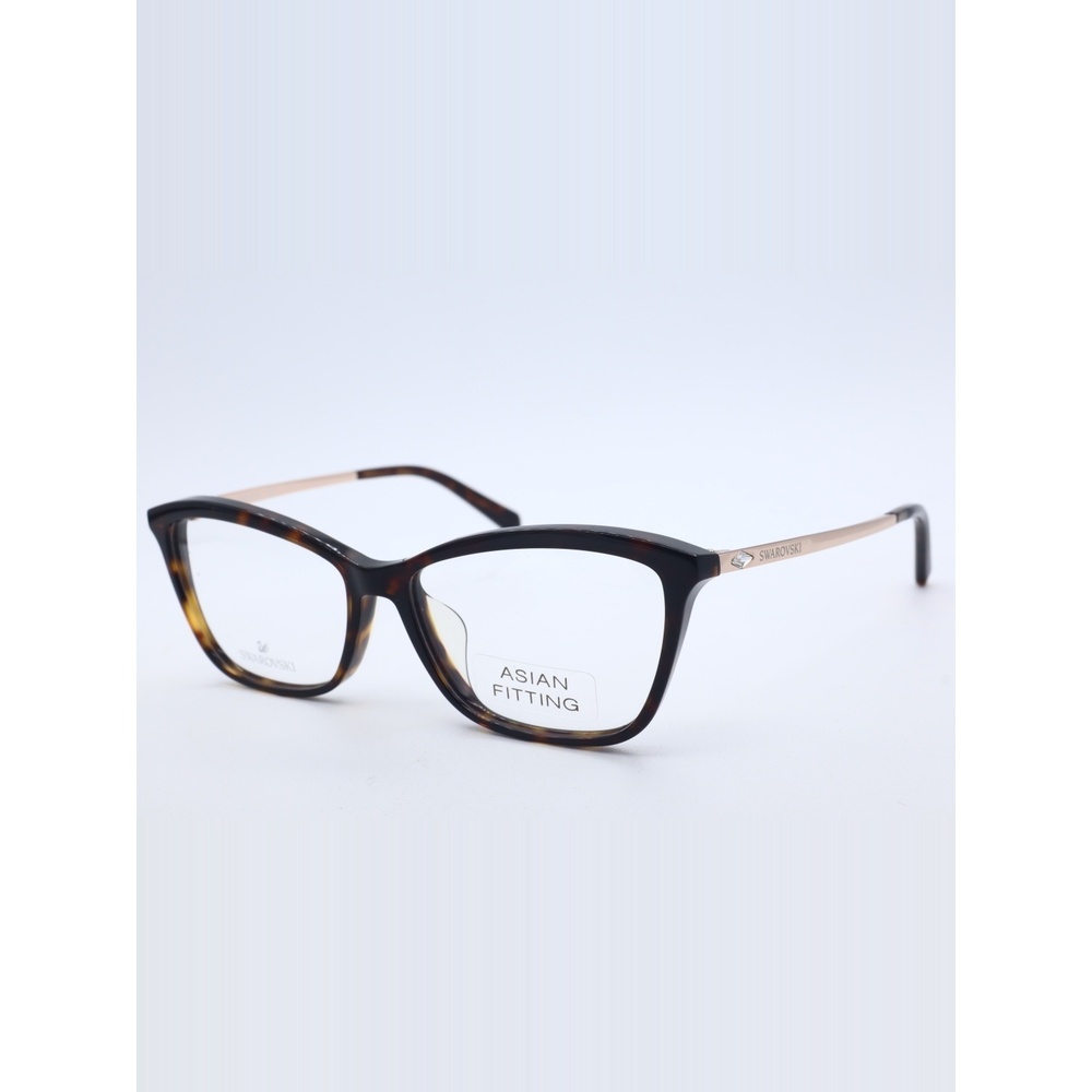 Swarovski SK5314-F 052 Havana Plastic Cat Eye Optical Eyeglasses Frame 54-14-140